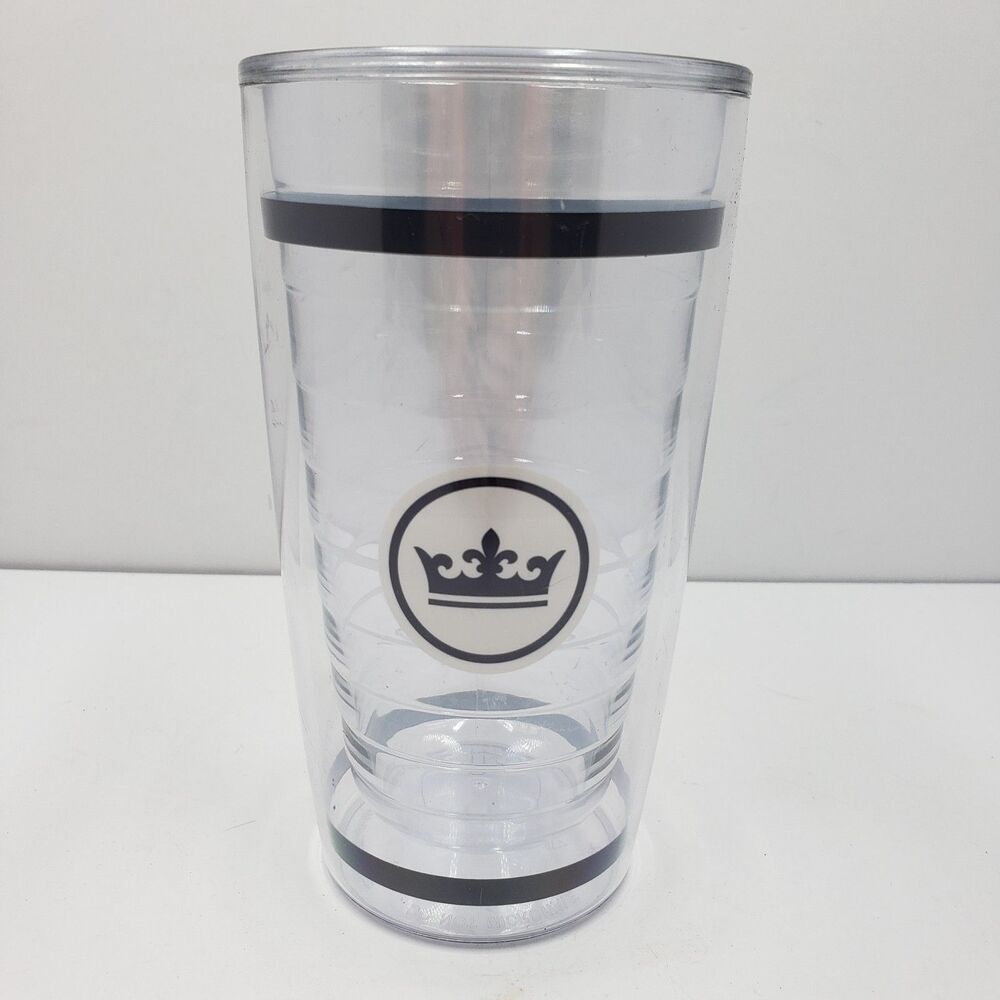 Peter Millar Tumbler Tervis Crown Logo Insulated Clear Acrylic Travel Cup 16oz